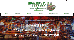 Desktop Screenshot of howardspub.com