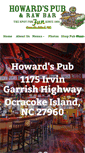 Mobile Screenshot of howardspub.com